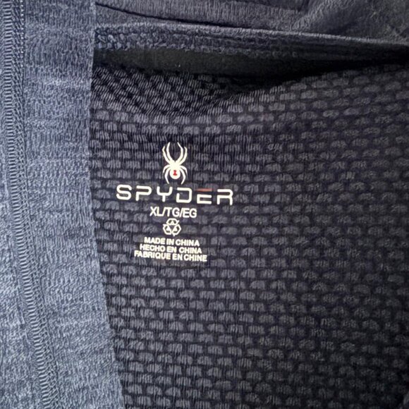 Spyder Men’s Mission 1/2 Zip Pullover Sweater Stretch Performance Midlayer - Picture 4 of 6